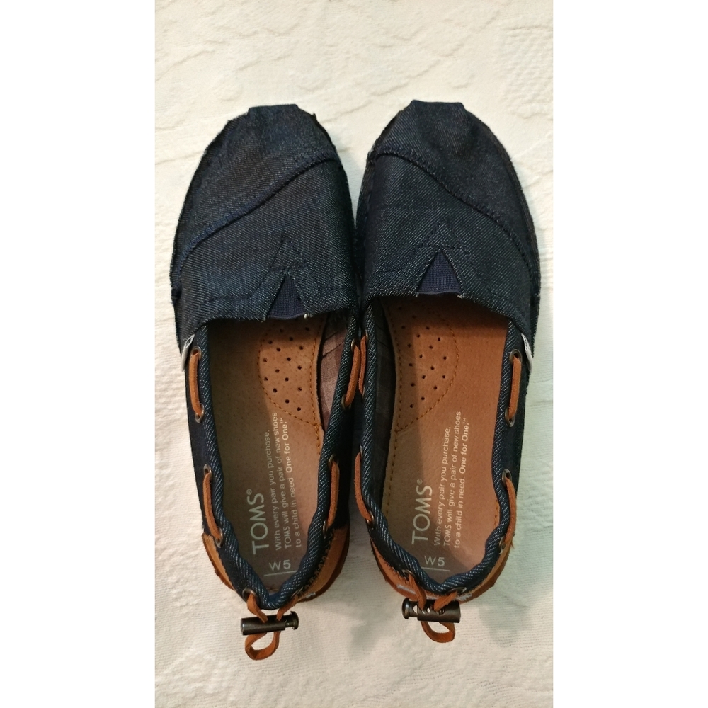Tom’s Denim Bimini Toms sz 5